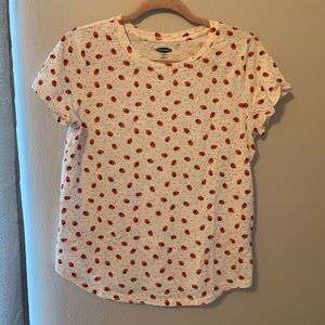 Strawberry 🍓 Polka Dots Graphic T-Shirt
